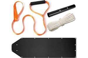 GearHill Deer Drag Sled, Tear-Resistant, Deer Drag Rope with Handle, Heavy Duty Portable roll up Deer Game Hauler Sled, Hunting Accessories, Perfect for Your Next Hunting Adventure