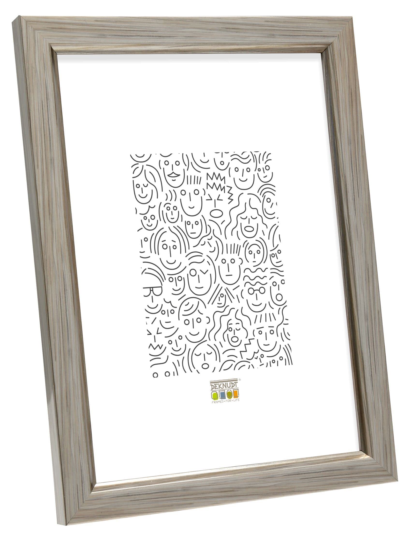 Deknudt Photo Frames, Resin, Silver, 20 x 30 cm