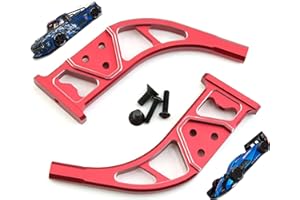 UURCSKY Alloy Rear Wing Support ARA320519 for ARRMA 1/7 Infraction Limitless Felony 6S BLX RC Car Upgrade Parts,Frame Diffuser Supports Upgrade Part (Red)