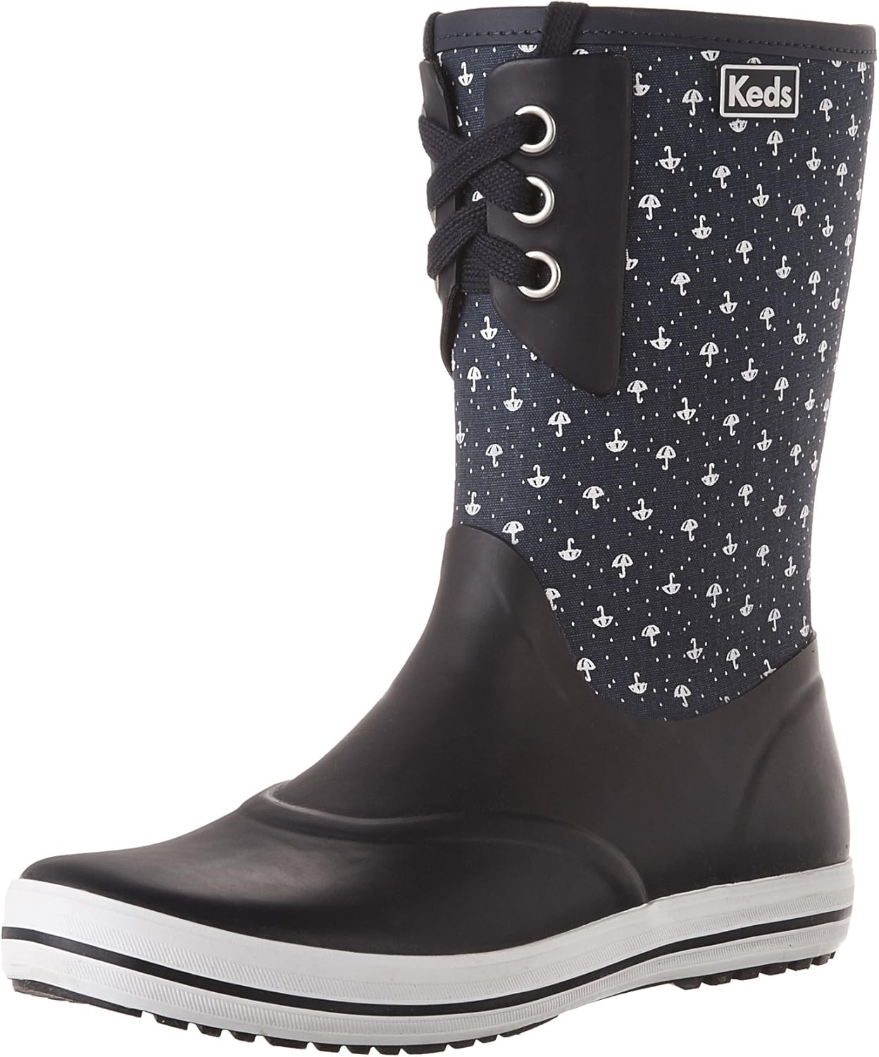 Keds Women's Raindrop Solid Rain Boots, Black, 9 M US Amazon.ca Shoes