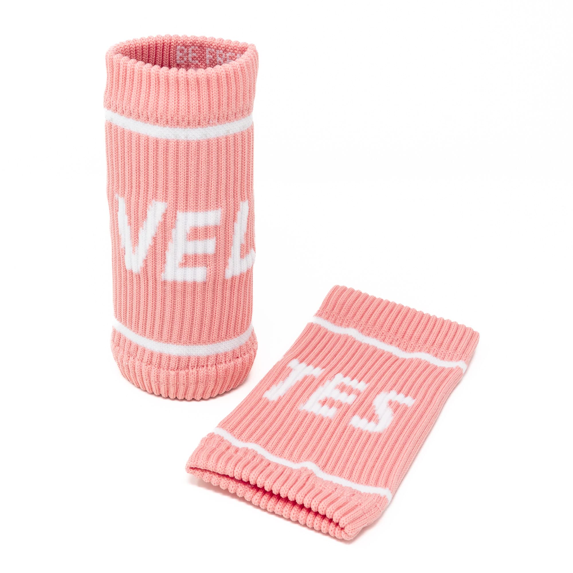 Velites I Flexible Fabric Wrist Band I Provides Support and Security for Your Workouts I Better Grip on Bar I Protect Sensitive Skin and get I One Size fits all (Pink)