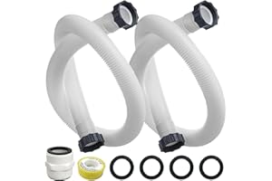 1.5" Pool Filter Pump Hose & Pool Hose Adapter Connector for Intex Coleman Ground Swimming Pool Sand Filter Pumps & Saltwater