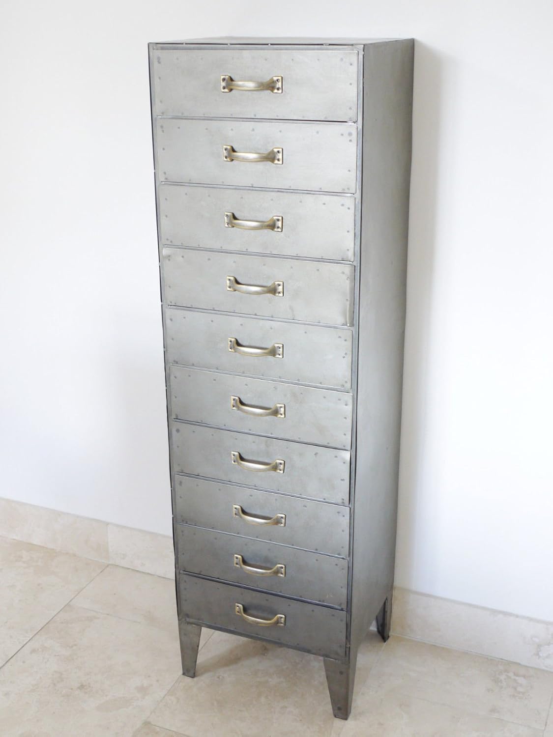New Industrial Furniture Chest Of 10 Drawers Storage Unit Filing