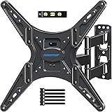 MOUNTUP TV Wall Mount, TV Mounts Swivel and Tilt Full Motion for Most 26-55 Inch Flat Screen Curved TVs with Articulating Arm