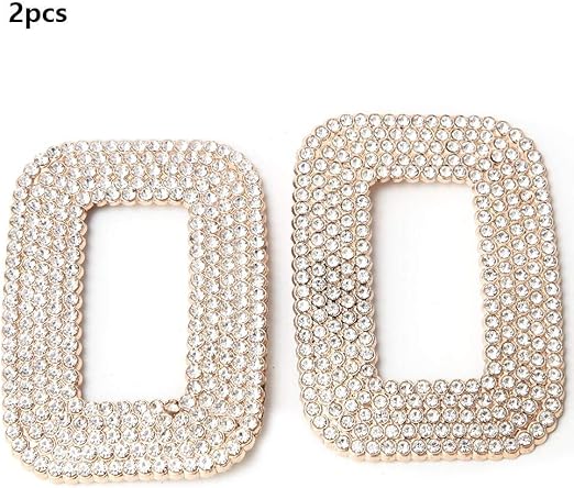 Amazon Com Shanbor Shoes Clip Decoration 2pcs Women Crystal