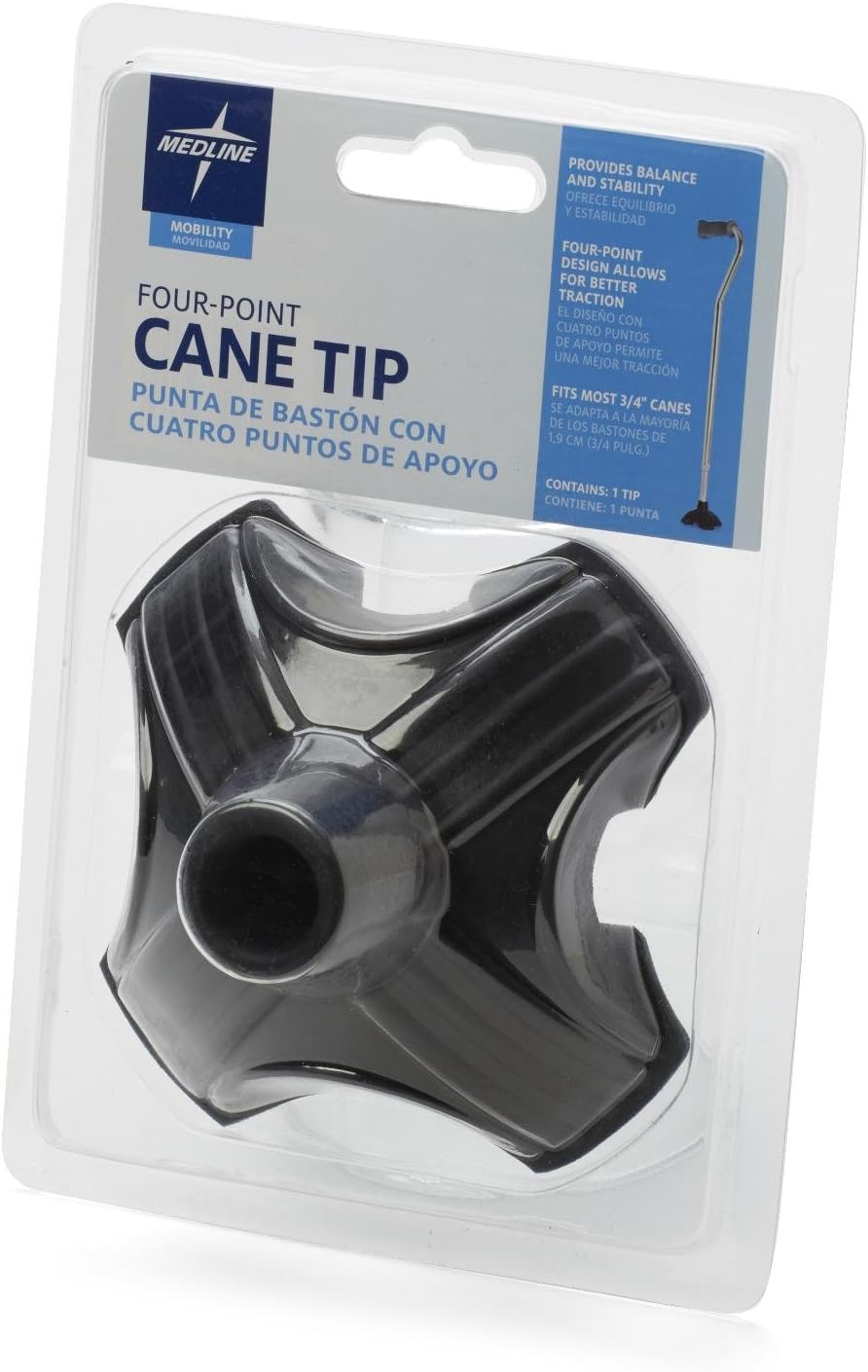 Medline Four Point Stabilizing Cane Tip Health & Personal Care