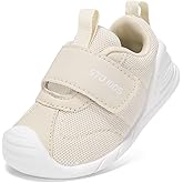Baby Shoes Wide Toe Box Infant Boy Girl First Walker Shoe Toddler Crib Barefoot Sneakers Non-Slip Sole Soft Breathable Mesh Lightweight Walking Indoor Newborn Chubby Babies 6 9 12 18 24 Months