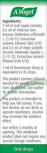 A.Vogel Dormeasan Sleep Valerian-Hops Drops 15ml 17 Day Supply view 3
