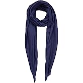 Cashmere Scarf Made in Kashmir (Gift Pack) Merino Wool Silk Cashmere Large Superfine Pashmina Unisex