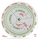 Ultimate Pregnancy Wheel - Rotating Due Date Calendar Calculator - 5 Pack - For Moms and Healthcare Providers