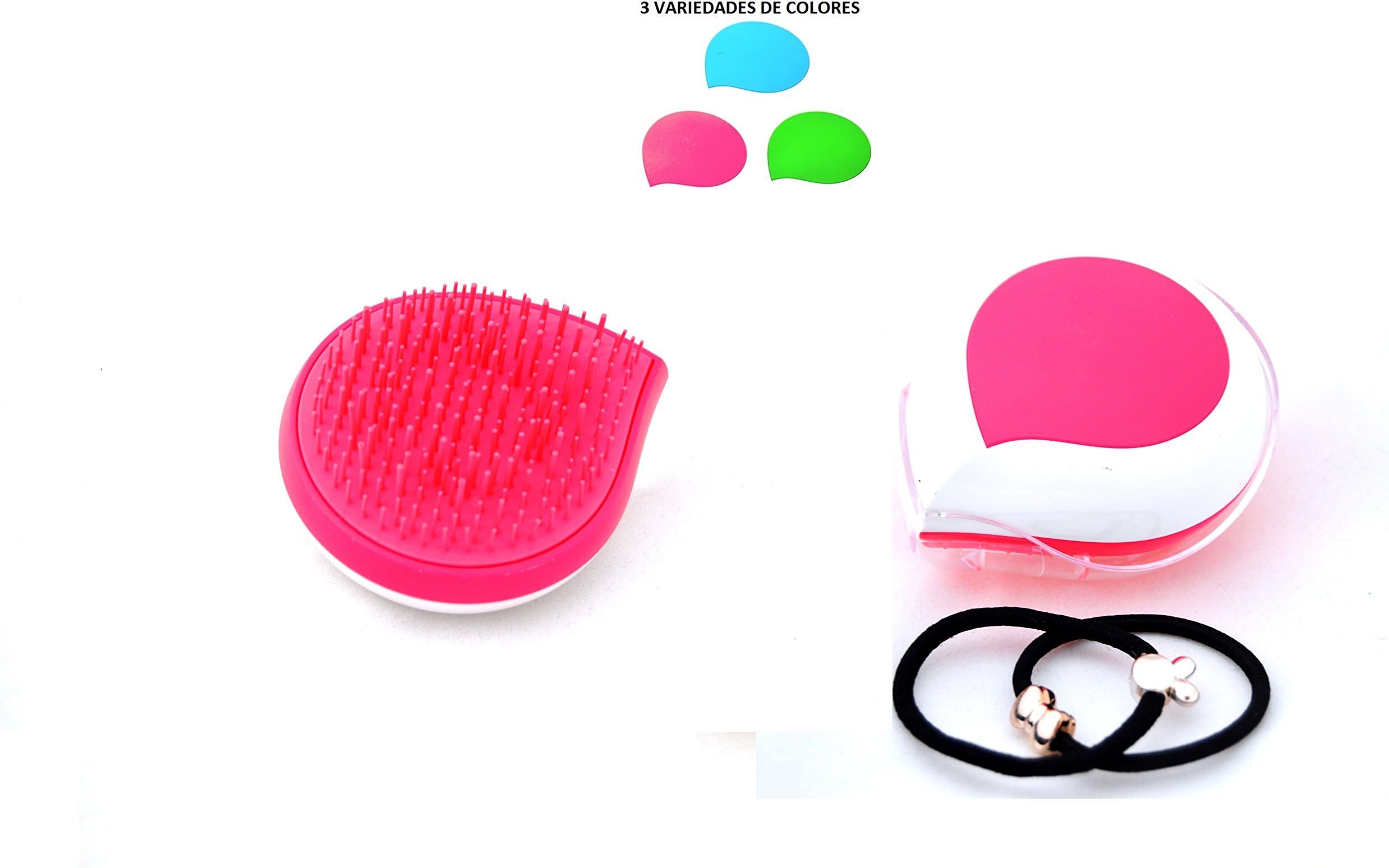 QUEGAR children brush, detangling brush, Curling brush, hairbrush, long hair brush, Hairbrush for women.2 HAIR BANDS GIFT
