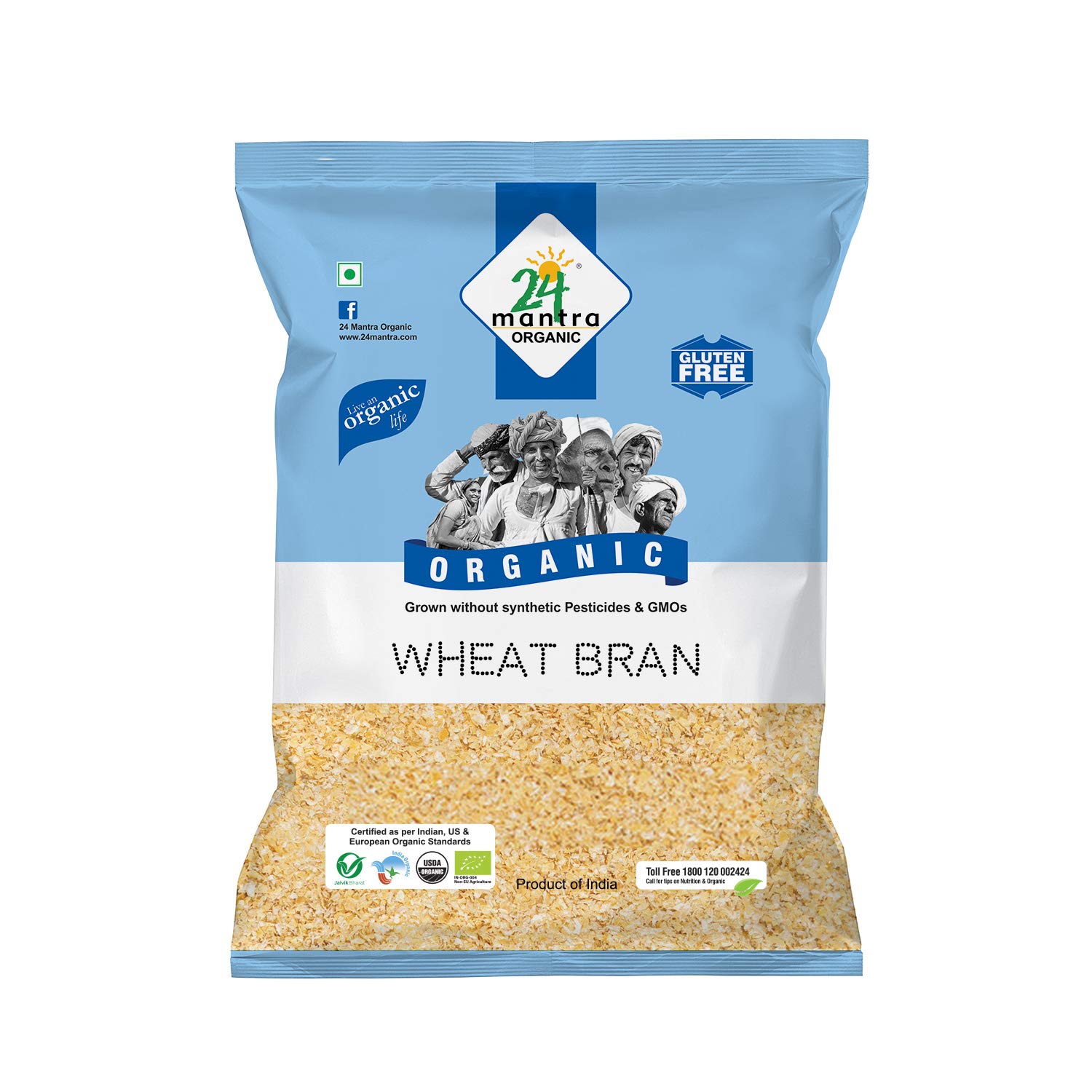 24 Mantra Organic Wheat Bran 500g Amazon In Grocery Gourmet Foods