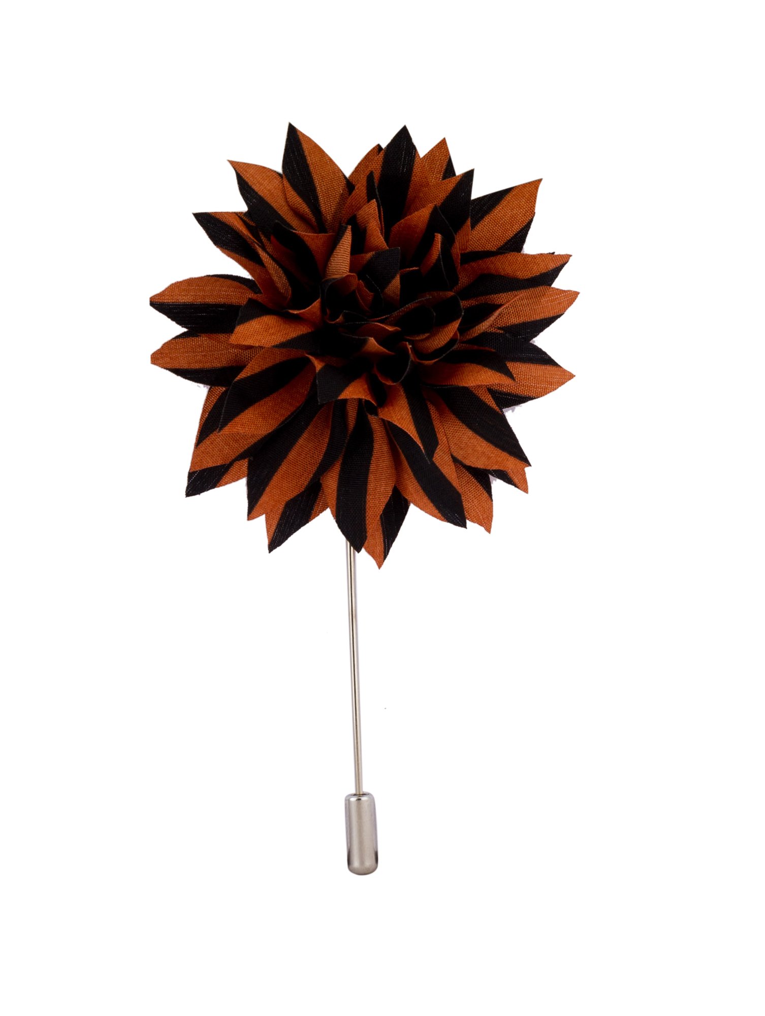 Brooch Lapel Pin for Men Handmade Striped Flower Lapel Pin Multi-Colour Badge Coat Suit Wedding Gift Party Shirt Collar Accessory Brooch for Men