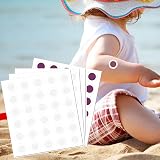 cypreason 120 Pcs UV Sunscreen Stickers Reapply Reminder Waterproof Sweatproof view 2