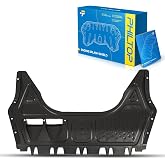 PHILTOP Engine Splash Shield Compatible with 2006-2009 Volkswagen Rabbit | Fits 2006-2013 Audi A3, 2010-2014 Volkswagen Golf, 2006-2009 GTI, 2005-2014 Jetta. Replaces OE: AU1228100. Engine Case Guards