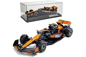 HTLNUZD 1/18 Mcl38#4 F1 Formula Racing Car Metal Diecast Adult Vehicle Champion Model