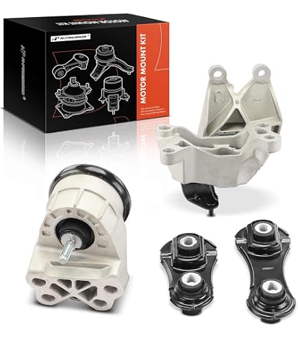3-Piece Motor & Transmission Mount Set For 2012-2015 Ford Explorer 2.0L L4 Turbo – Direct Replacement