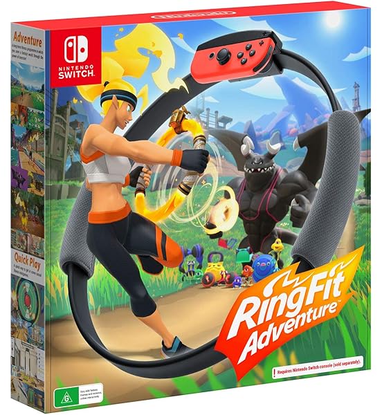 Amazon Com Ring Fit Adventure Nintendo Switch Nintendo Of America Video Games