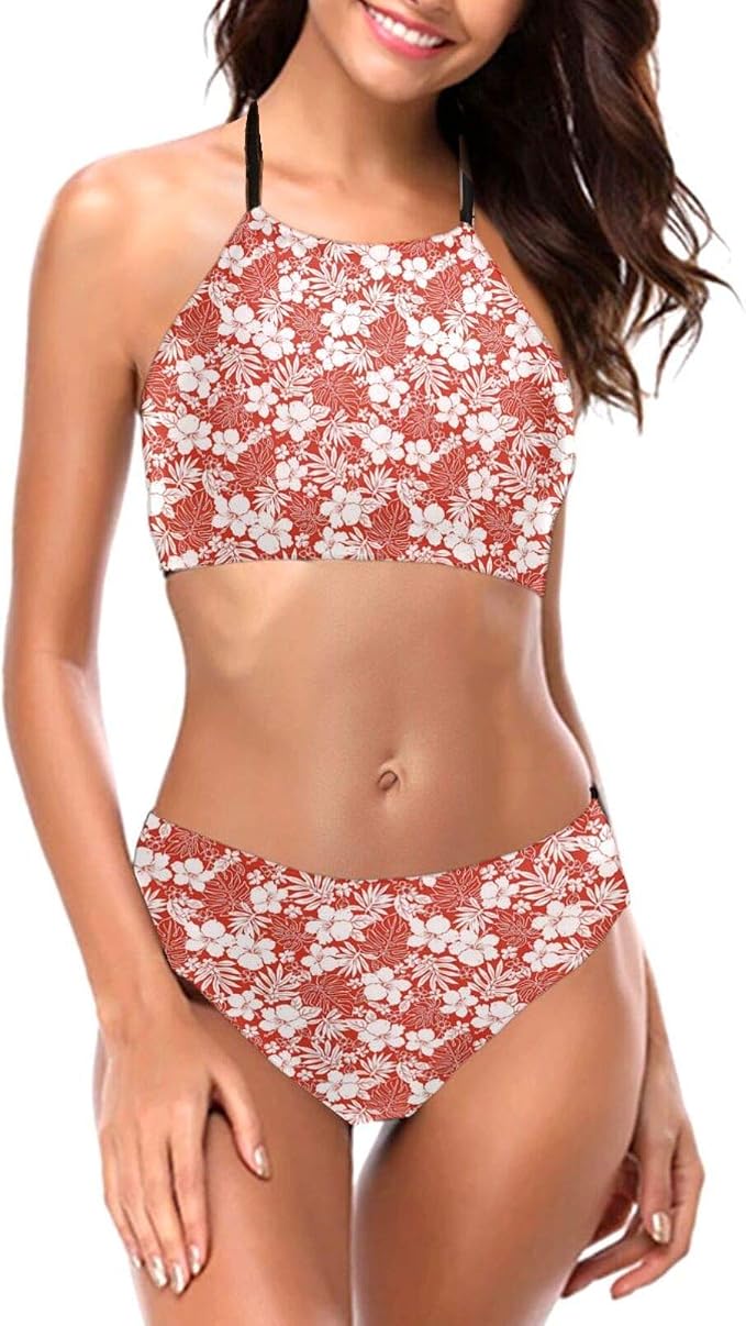 hibiscus flower bathing suit