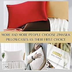 ZIMASILK 100% Pure Mulberry Silk Pillowcase for