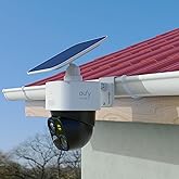 Lyeiaa Outdoor Gutter Mount Bracket for Eufy S340, Adjustable, Weatherproof and Flexible Bracket Compatible with Eufy S340 So