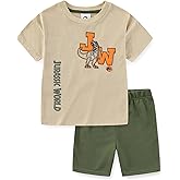 Jurassic World Rebirth Boys Short Sleeve T-Shirt and Shorts Set for Big Kids