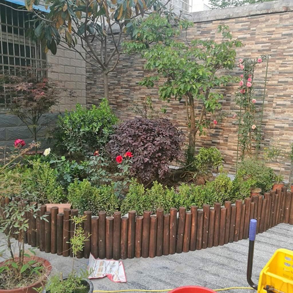 LXFYMX Vallas para Jardin Valla enchufable/Borde de Madera/Cama de ...