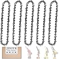 5 Pieces 6 Inch Chainsaw Chain, Replacement Chains for 6 Inch Cordless Electric Portable Mini Chainsaw, Chains Fit for 6-inch Mini Chainsaws -37 Drive Links