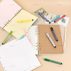 AUEAR, 4 Sets Paper Divider Index Page Tab Cards 4