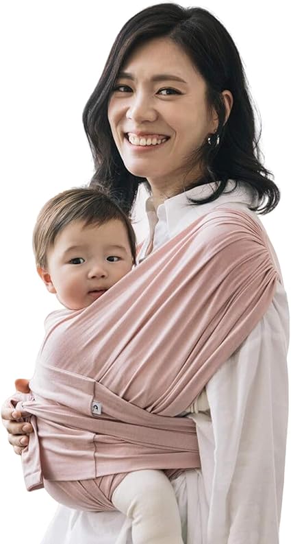 Amazon ママリ口コミ大賞受賞 コニー抱っこ紐 Konny スリング 新生児からkg 収納袋付き 国際安全認証取得 ぐっすり抱っこひも ピンク 2xs 抱っこひも スリング ベビー マタニティ 通販