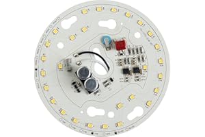 HAOLEDI 4.21'' 18w LED Ceiling Fan Light retrofit kit,Ceiling Light Replacement Board PCB White 5000K (1-Pack White 5000K)