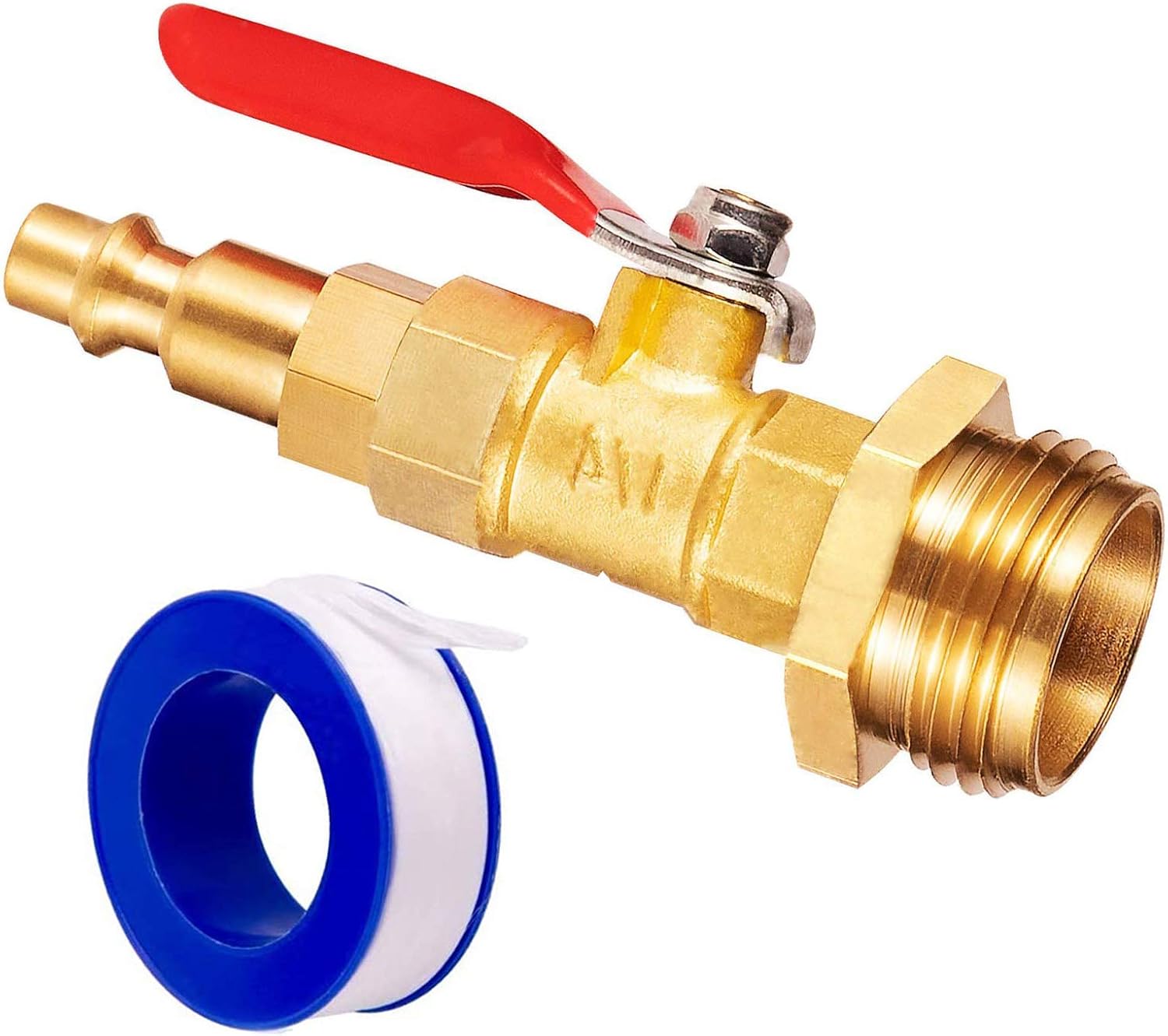 DOCAS Winterize Sprinkler Blowout Adapter, RV Winterizing Blow Out Plug