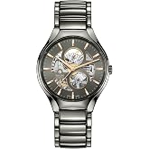 Rado - True Round - Unisex Automatic Swiss Watch - 40mm Grey Dial - High-Tech Ceramic Bracelet - R27108112