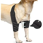 Lyderpet Dog Elbow Protector Brace for Canine Pads Elbow&Shoulder Support Callus, Hygroma, Dysplasia, Arthritis, Dislocation, Pressure Sores, with Metal Splints Wrap Both Left and Right Front Legs