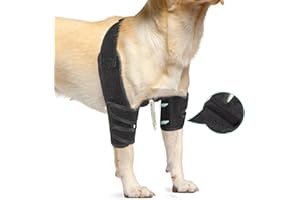 Lyderpet Dog Elbow Brace with Metal Splint,Hygroma Elbow Protector Pads for Dogs Shoulder Callus, Arthritis, Dysplasia, Dislo