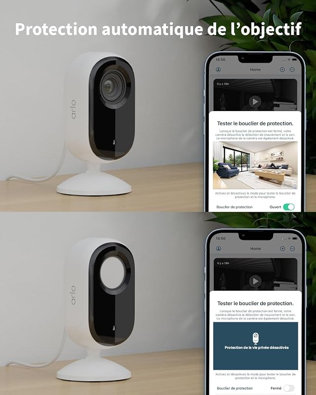 Essential 2 Interérieure, Caméra de Surveillance + Sonnette HD