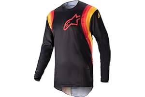 Alpinestars 3762523-10-XL: Fluid Corsa Jersey Black Xl
