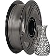 TRONXY PETG Filament 1.75mm,Metal Light Grey 3D Printer Filament Accuracy +/- 0.05mm, 1KG Spool (2.2 LBS) for 3D Printers
