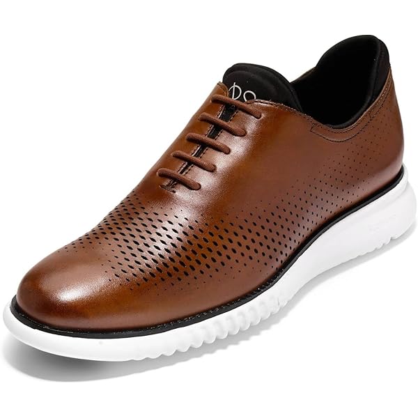 Cole Haan Brown Leather Oxfords Smooth Finish Aerocraft Grand Pl Ox 10.5 Amazon.com | Grand+ Plain Toe Oxford | Oxfords main image 4