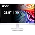 Acer SB240Y G0wi 23.8" IPS Full HD Ultra-Slim Edge-to-Edge Gaming Office Monitor | Adaptive-Sync Support (FreeSync Compatible) | Up to 120Hz Refresh | 1ms (VRB) | Tilt | HDMI & VGA Ports | White