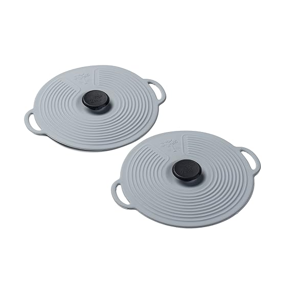 Zeal Keep Fresh Storage luftdichten Mini Deckel wiederverwendbar Umweltfreundlich Klassisches Design, Silikon, Duck Egg Blau,