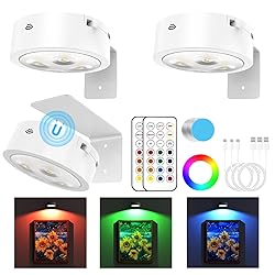 3 Pack Picture Lights for Wall, 13 RGB Color