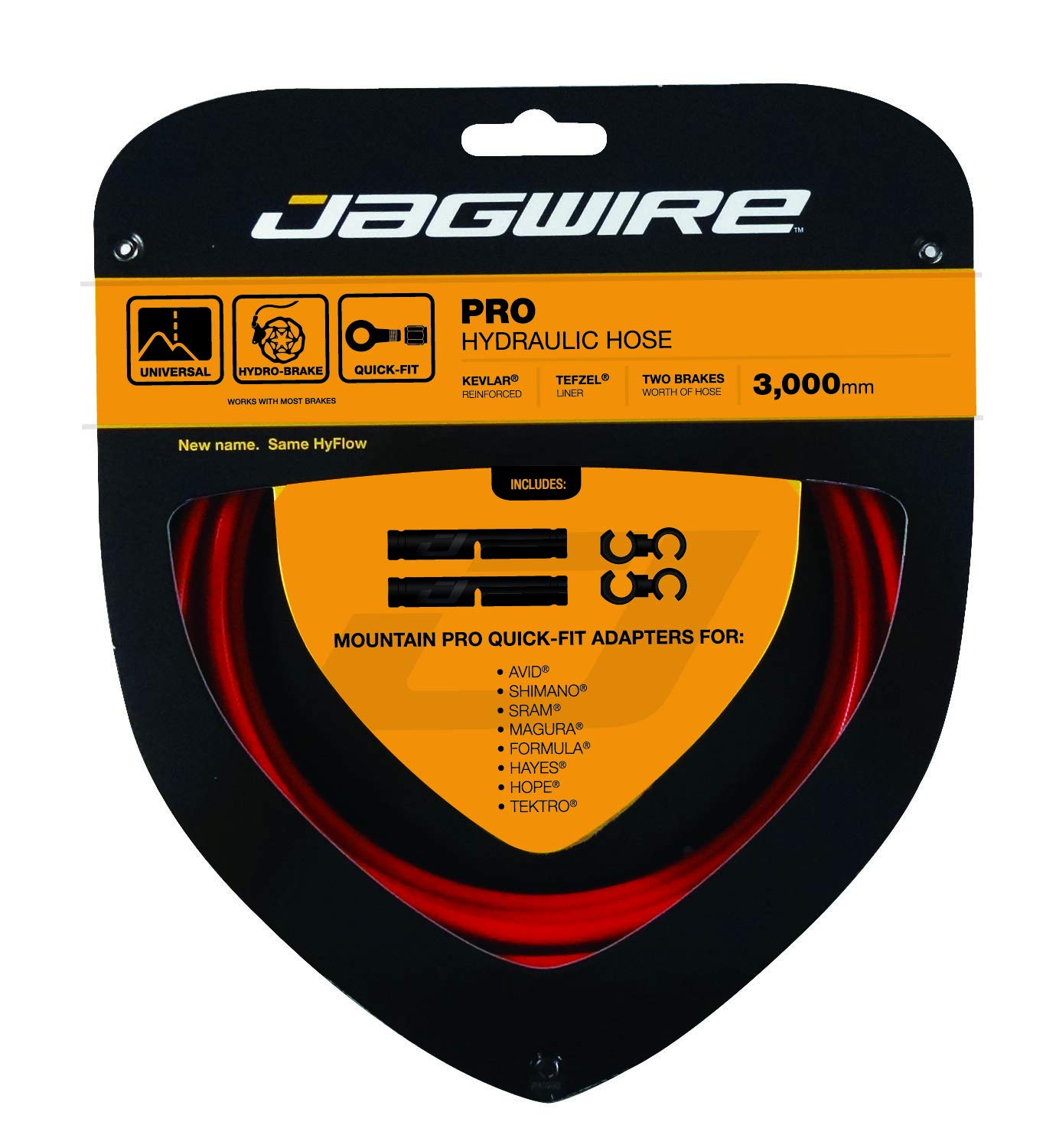 Jagwire Mountain Pro Hose Kit - Red (3 m)