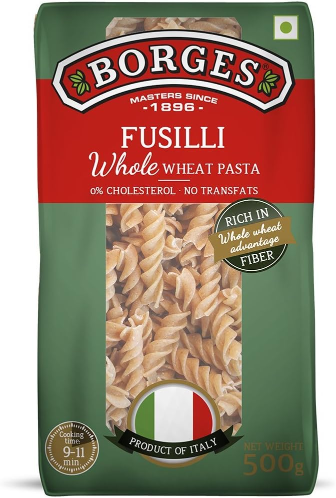 Whole Wheat Fusilli Pasta, 500g Wowemall A Shooping site