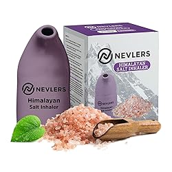 Nevlers Himalayan Salt Inhaler Ceramic with 6 Oz