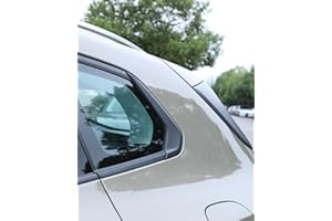 Birbenben ABS Matte Black Rear Window Trim Molding Covers for 2023-2026 Mazda CX-50, Outside D Pillar Post Molding Cover Trims Compatible with Mazda CX50 CX 50 Hybrid 2024 2025