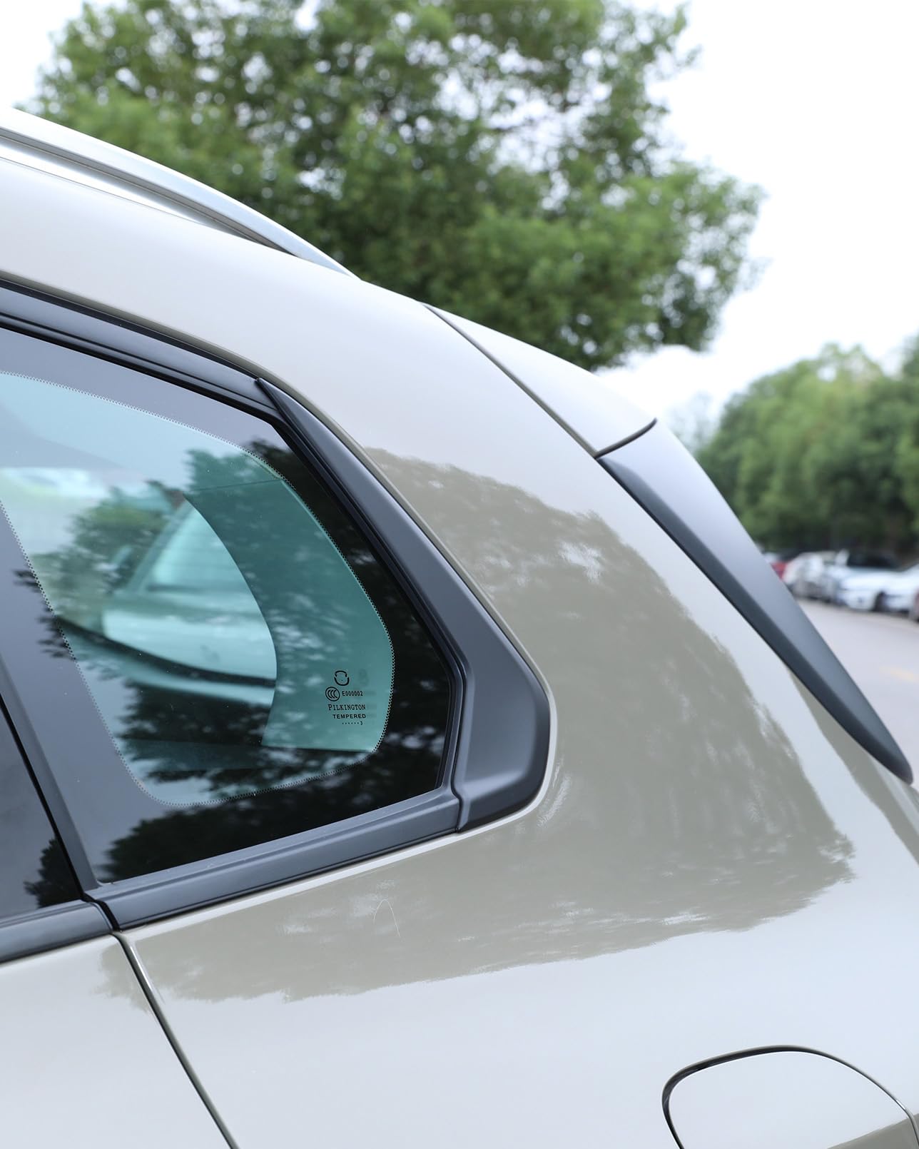 Photo 1 of Birbenben ABS Matte Black Rear Window Trim Molding Covers for 2023-2026 Mazda CX-50, Flat Black Outside D Pillar Post Molding Cover Trims Compatible with Mazda CX50 CX 50 Hybrid 2024 2025