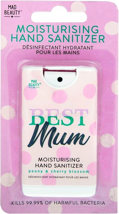 MAD Beauty Simply The Best Mum Moisturising Hand Sanitizer Spray Peony Cherry
