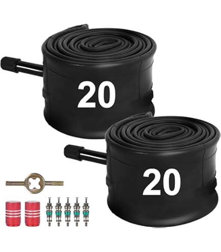 Bike Inner Tube YunSCM 2Pcs 20 Inch Heavy Duty Bike Tubes