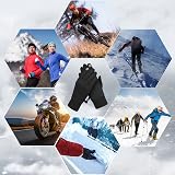 Crazy Shark Winter Thermal Gloves Windproof Water-Resistant Touch Screen view 7